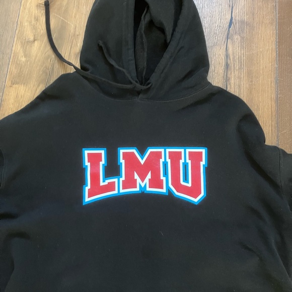 Womens Cropped Hooded LMU Sweatshirt-L - Picture 8 of 12